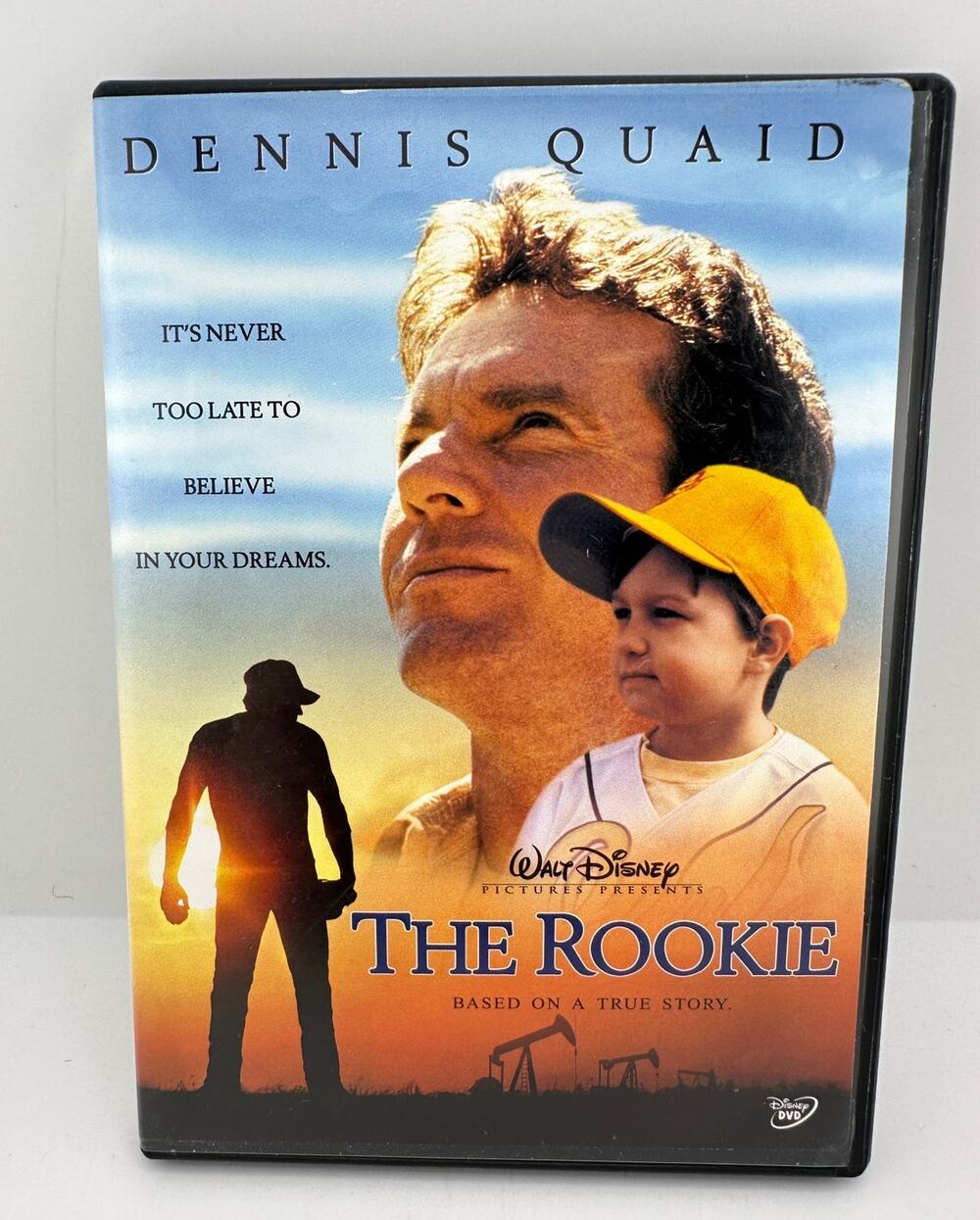 The Rookie DVD 2002 Dennis Quaid Disney Baseball True Story Widescreen